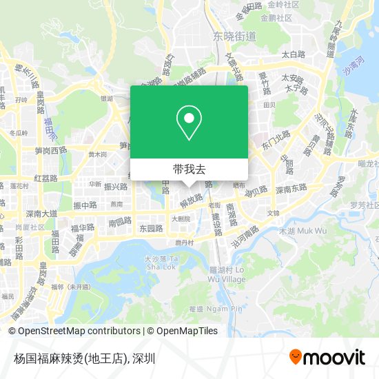 杨国福麻辣烫(地王店)地图