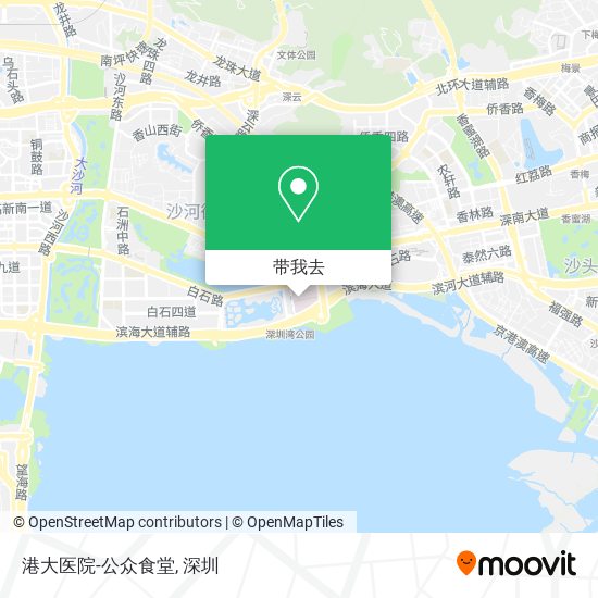 港大医院-公众食堂地图