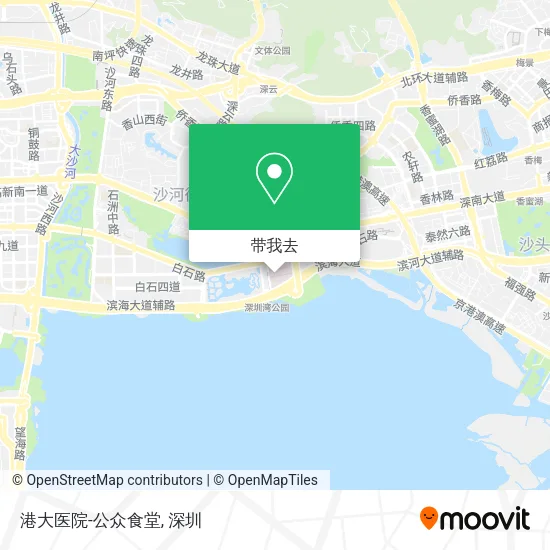 港大医院-公众食堂地图