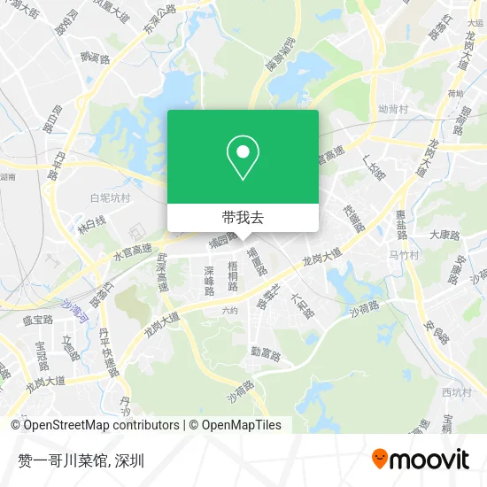赞一哥川菜馆地图