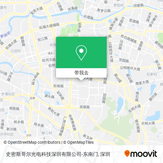 史密斯哥尔光电科技深圳有限公司-东南门地图