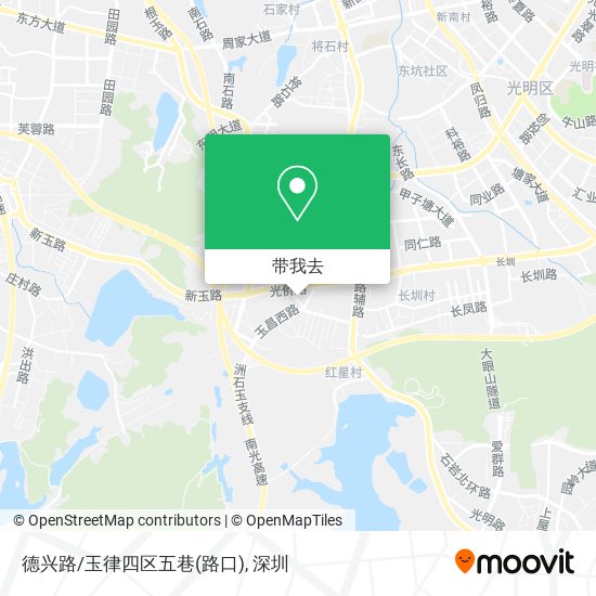 德兴路/玉律四区五巷(路口)地图