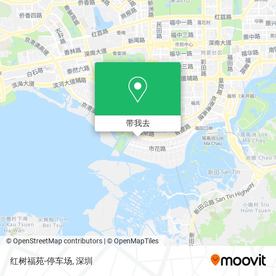红树福苑-停车场地图