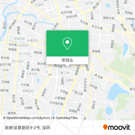 新桥深巷新区9-2号地图