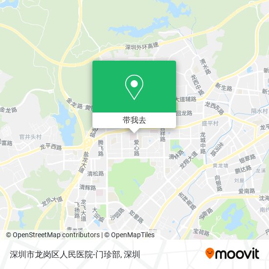 深圳市龙岗区人民医院-门珍部地图
