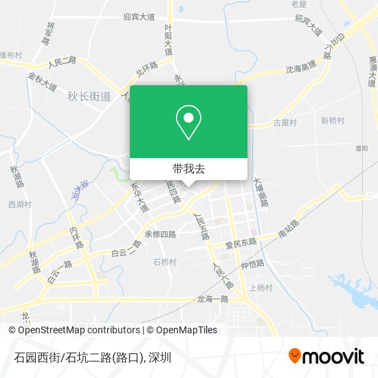 石园西街/石坑二路(路口)地图