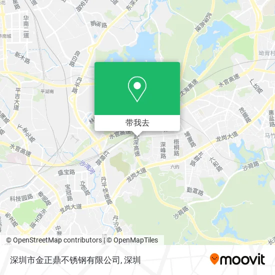 深圳市金正鼎不锈钢有限公司地图