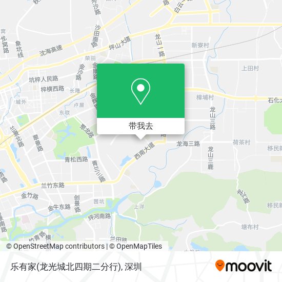 乐有家(龙光城北四期二分行)地图