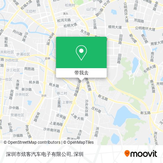 深圳市炫客汽车电子有限公司地图