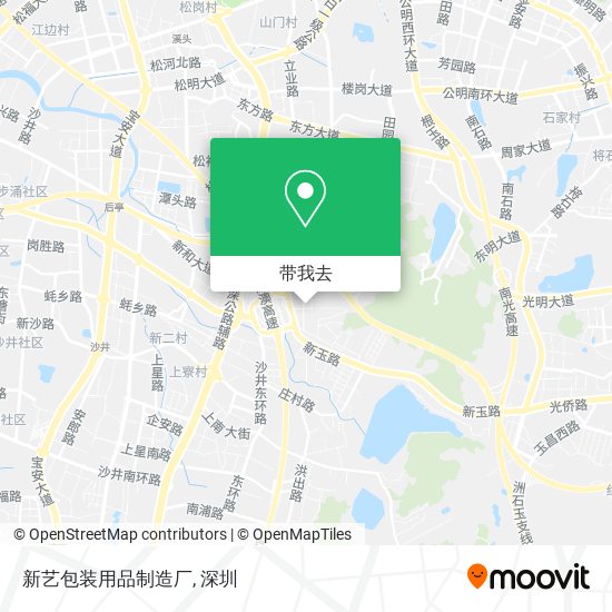 新艺包装用品制造厂地图