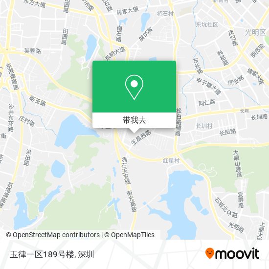 玉律一区189号楼地图
