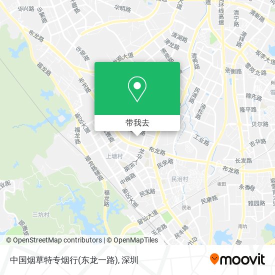 中国烟草特专烟行(东龙一路)地图