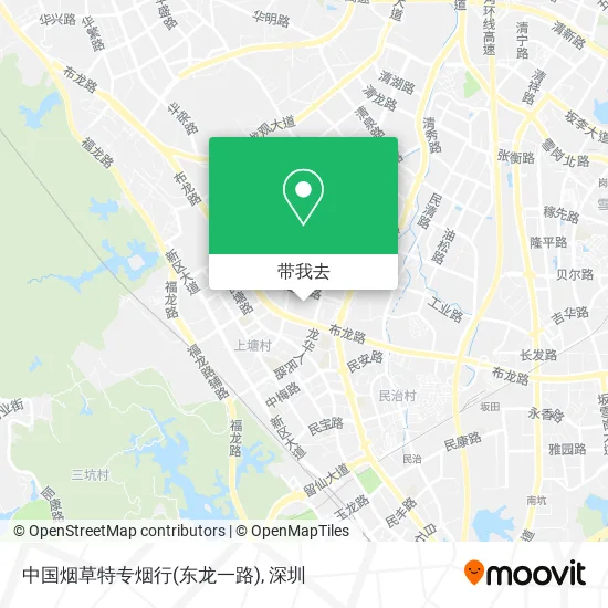 中国烟草特专烟行(东龙一路)地图