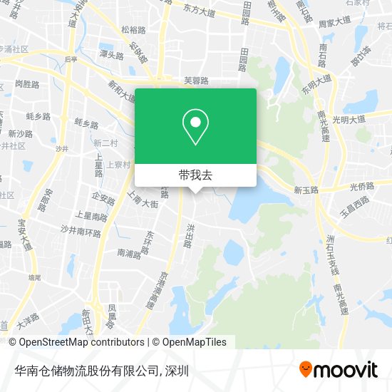 华南仓储物流股份有限公司地图