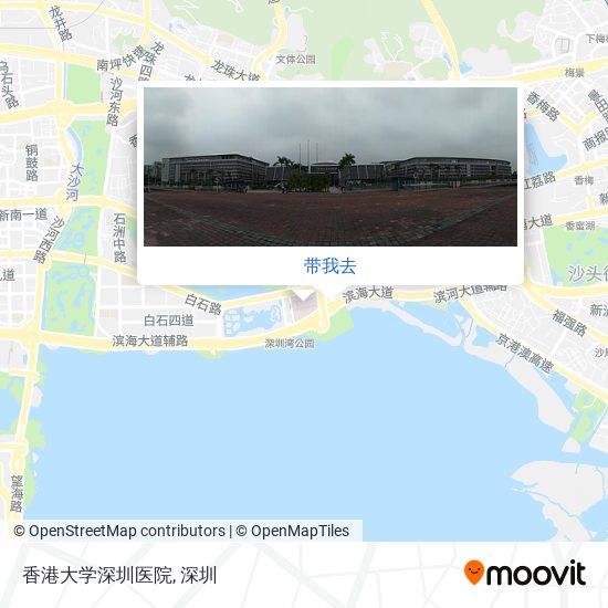 香港大学深圳医院地图