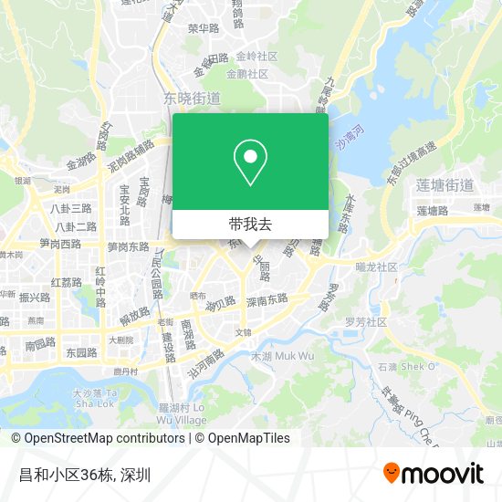 昌和小区36栋地图