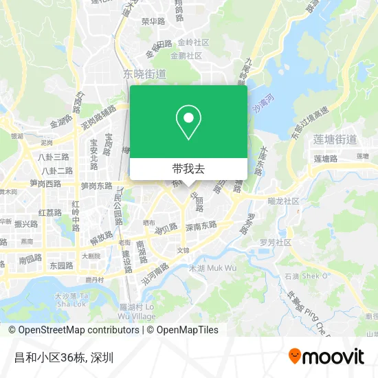 昌和小区36栋地图