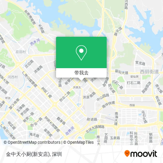 金中天小厨(新安店)地图