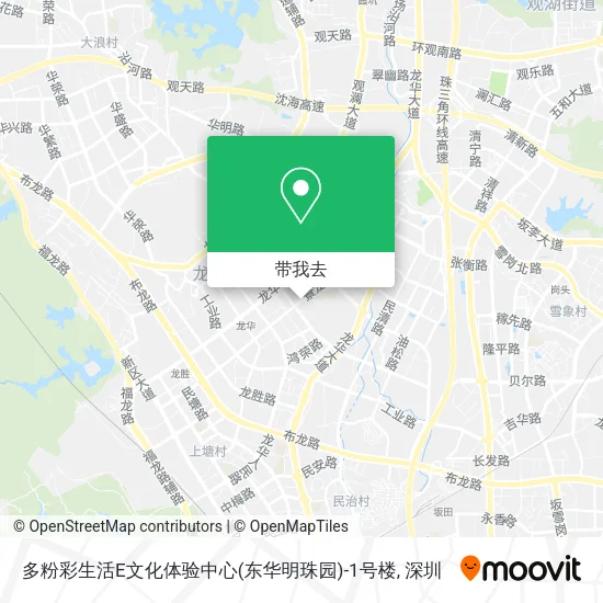 多粉彩生活E文化体验中心(东华明珠园)-1号楼地图