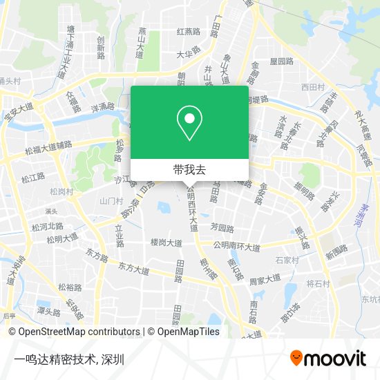 一鸣达精密技术地图