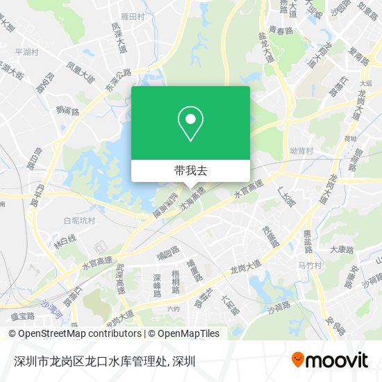 深圳市龙岗区龙口水库管理处地图