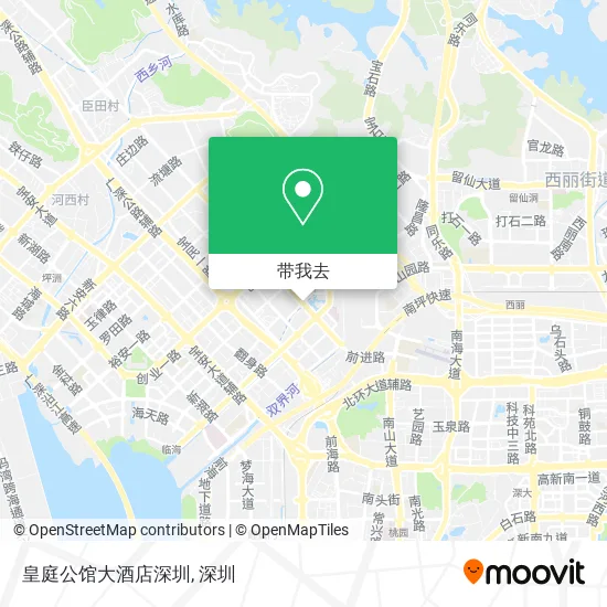 皇庭公馆大酒店深圳地图