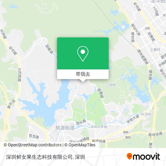 深圳鲜女果生态科技有限公司地图
