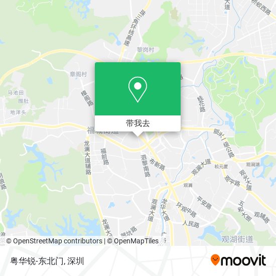粤华锐-东北门地图