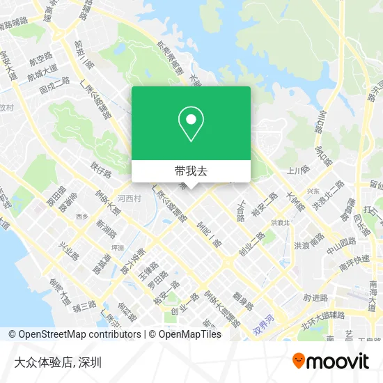 大众体验店地图