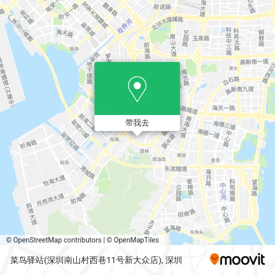 菜鸟驿站(深圳南山村西巷11号新大众店)地图
