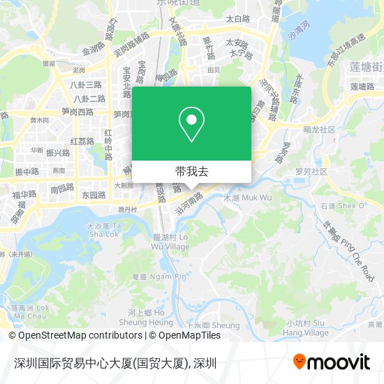 深圳国际贸易中心大厦(国贸大厦)地图
