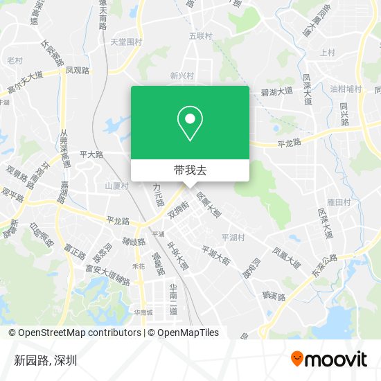 新园路地图
