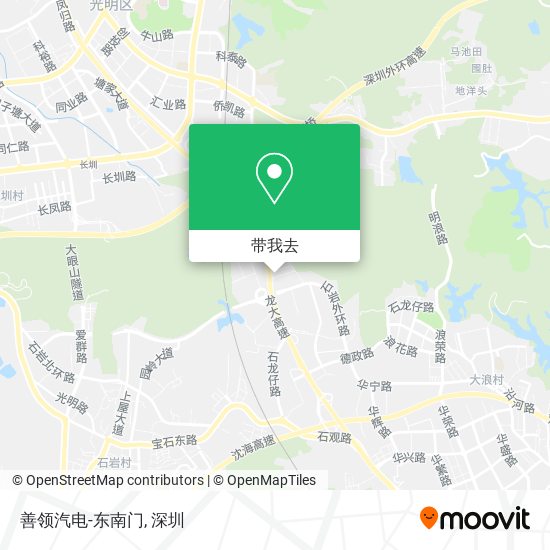 善领汽电-东南门地图