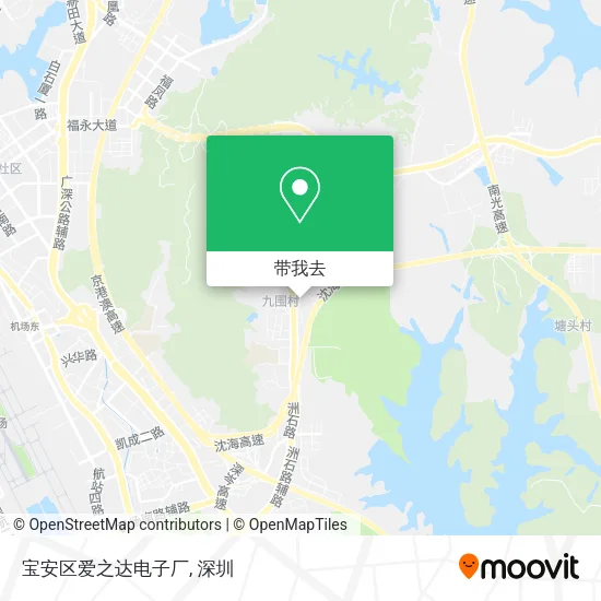 宝安区爱之达电子厂地图