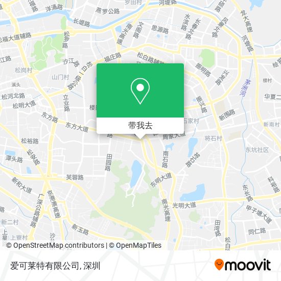 爱可莱特有限公司地图