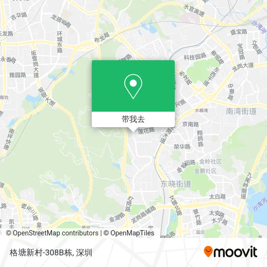格塘新村-308B栋地图