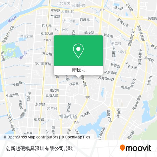 创新超硬模具深圳有限公司地图