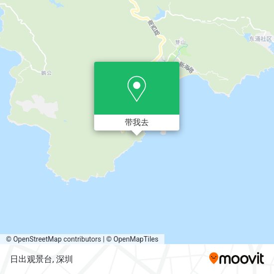 日出观景台地图