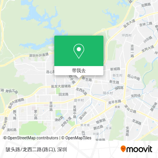 陂头路/龙西二路(路口)地图