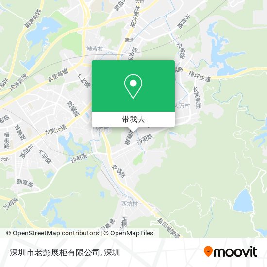 深圳市老彭展柜有限公司地图