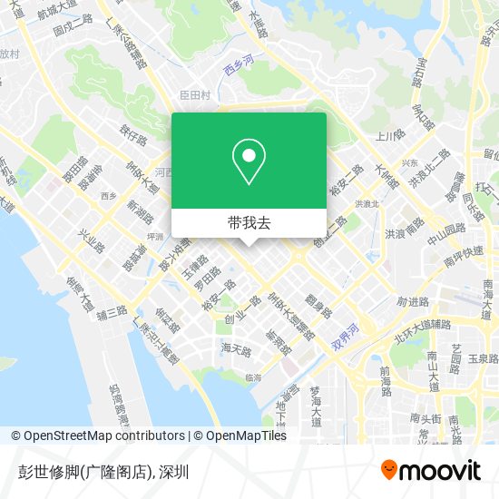 彭世修脚(广隆阁店)地图