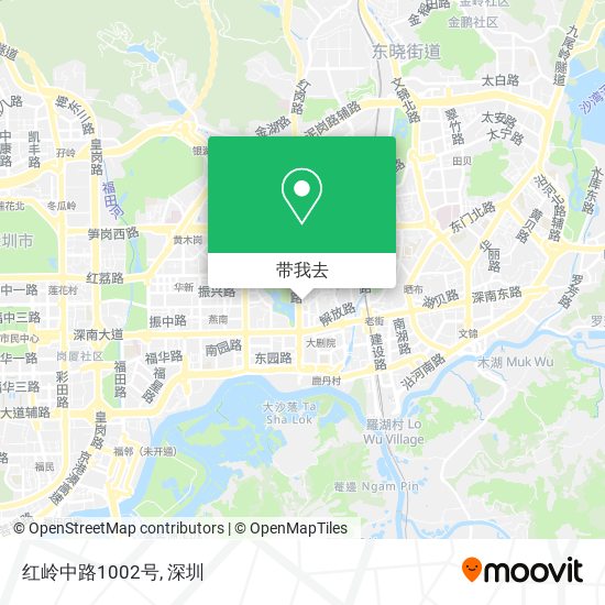 红岭中路1002号地图