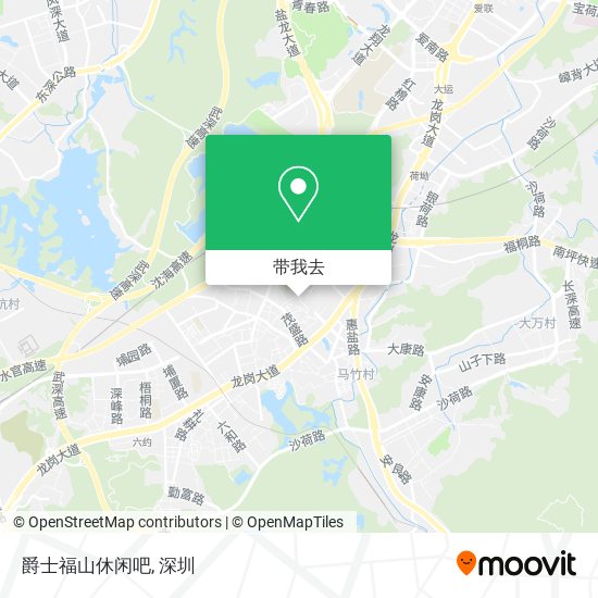 爵士福山休闲吧地图