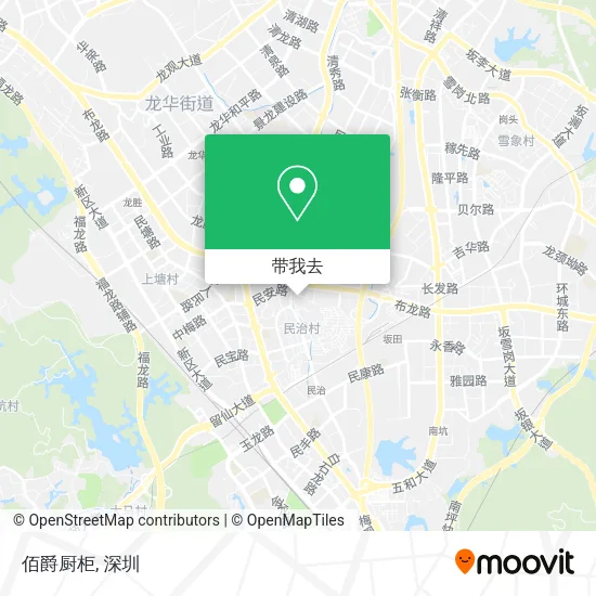 佰爵厨柜地图