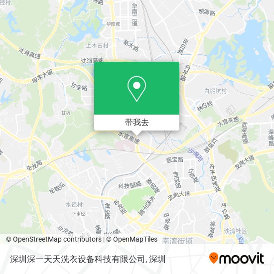 深圳深一天天洗衣设备科技有限公司地图