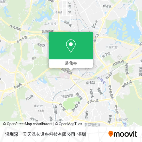 深圳深一天天洗衣设备科技有限公司地图