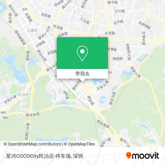 星河COCOCity民治店-停车场地图