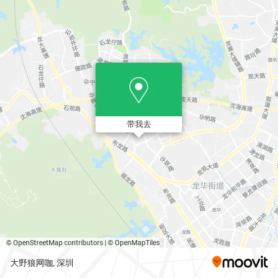 大野狼网咖地图