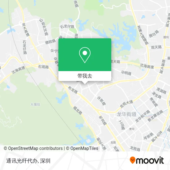 通讯光纤代办地图