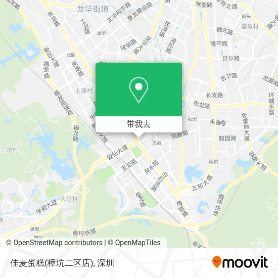 佳麦蛋糕(樟坑二区店)地图